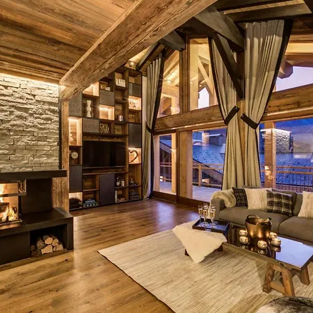 아파트 Engadine Luxe Prestigious Chalet In